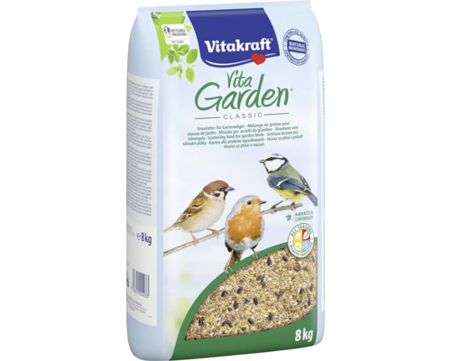 Krmivo pro venkovní ptactvo Vita Garden zimní směs 8 kg Vitakraft Vita Garden sypké krmivo Classic pro zahradní ptactvo, 8 kg