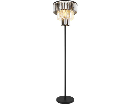 Stojací lampa s křišťálovým sklem