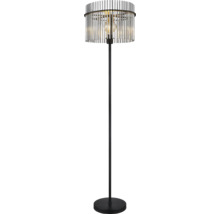 Stojací lampa se stínidlem z kovových tyčí