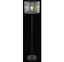 Stojací lampa se stínidlem z kovových tyčí