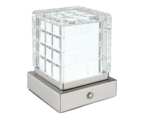 Venkovní světlo ve tvaru krychle z křišťálového skla