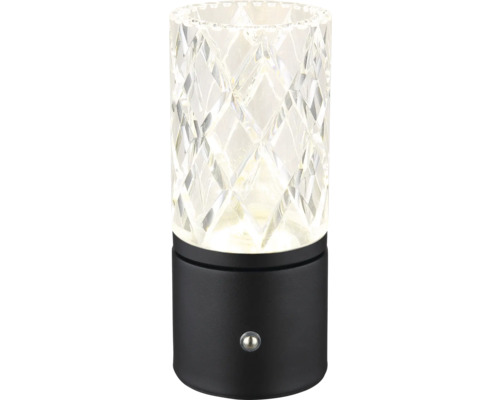 Dekorativní stolní lampa s mozaikovým vzorem a černou základnou