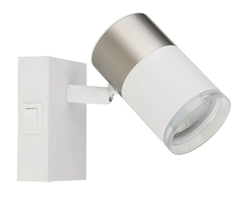Nástěnné bodové svítidlo s vypínačem pro interiér