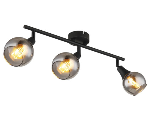 Stropní svítidlo se třemi rameny a kulatými stínidly