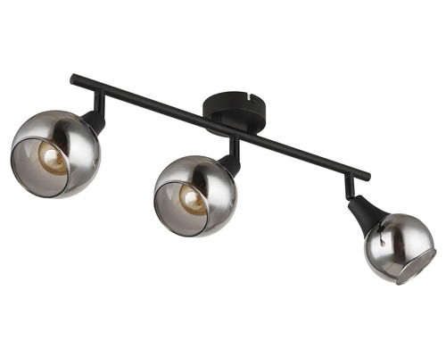 Stropní svítidlo se třemi světly a pohyblivými spoty