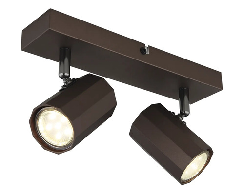 Stropní svítidlo se dvěma reflektory pro interiérové osvětlení