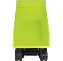 Kolečko s korbou zezadu