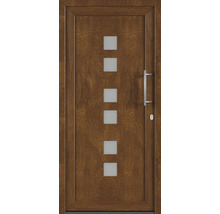 Vchodové dveře se šesti čtvercovými skleněnými vložkami