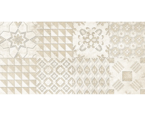 Obklad imitace betonu patchwork STONE beige 25x50 cm