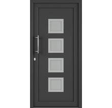 Vchodové dveře se čtyřmi čtvercovými skleněnými panely