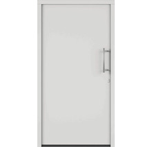 Hladké bílé interiérové dveře s klikou