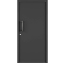 Šedé interiérové dveře s klikou