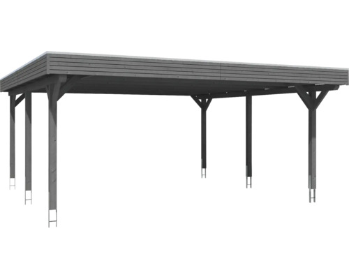 Volně stojící dřevěný carport