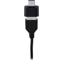 USB kabel s konektory USB-A a USB-C