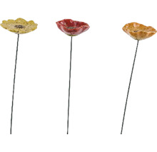 Tři ozdobné mákové tyče
