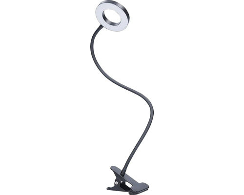 LED stolní lampa Solight WO66-B 8 W 300 lm 3000-4000-5000 K černá na klip