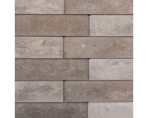 Betonový plot Rivago poloviční kámen 20x20x16 cm šedohnědočerný Betonový plot Rivago poloviční kámen 20x20x16 cm šedohnědočerný