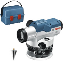 Logo Bosch. Stavební nivelační přístroj s příslušenstvím a přepravním kufříkem
