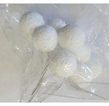 Dekorativní sněhové bobule v průhledném obalu