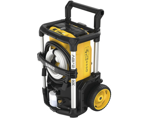 Akumulátorová tlaková myčka DeWalt s držadlem a navijákem hadice