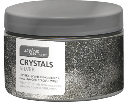 StyleColor Barva na zeď Glitter 40 g stříbro