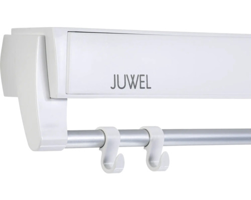 Sušák na prádlo Juwel s držákem na kolíčky a držákem na ramínka