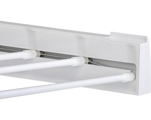 Detail nástěnného sušáku na prádlo