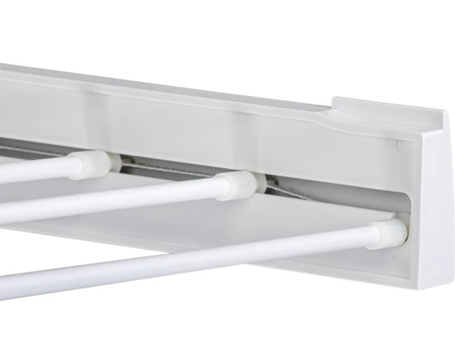 Sušák na prádlo se třemi tyčemi pro montáž na stěnu