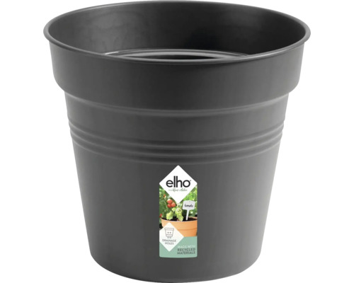 Květináč plastový elho Green Basics Ø 40 x 37 cm černý