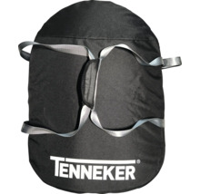 Logo Tenneker na černém obalu na gril