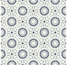 Vzor dekorativních dlaždic s geometrickými motivy