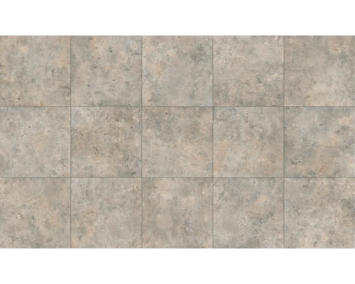 PVC podlaha CPN VLB STELLAR 563 hnědá / šedá šířka 200 cm (metráž) Obdélníková dlažba s matným povrchem a kamenným vzhledem