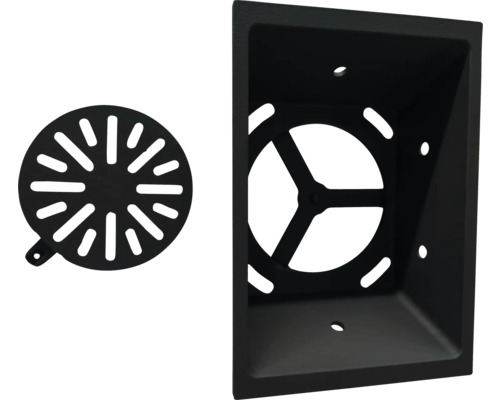 Vtokový žlabový koš s lapačem listí