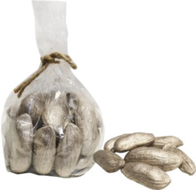 Dekorativní arašídy v průhledném sáčku