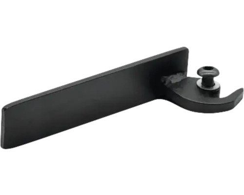 Kliky (černé) pro krbová kamna HIRI, MEGAN (včetně upevňovacích šroubů) Držák se šroubem