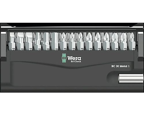 Wera Bit-Check s různými šroubovacími bity