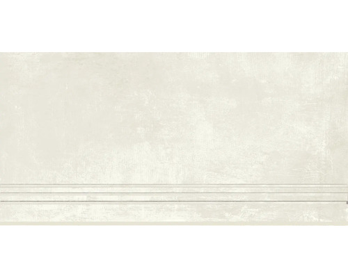 Dlažba na schody imitace betonu LOFT white 30x60 cm Světlá obkládačka s decentním vzorem