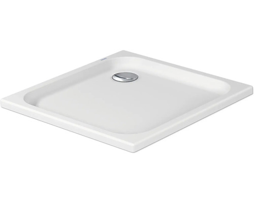 Čtvercová sprchová vanička s odtokovou armaturou