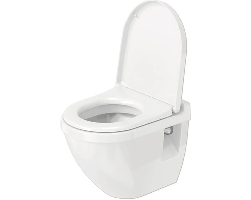 Závěsný hlubokosplachovací klozet s otevřeným splachovacím kruhem a splachovací nádržkou