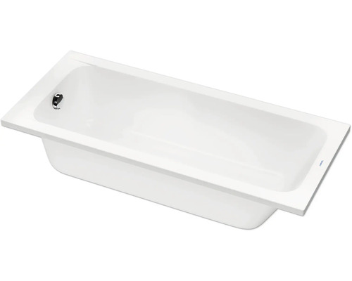 Obdélníková vana s přepadovou armaturou