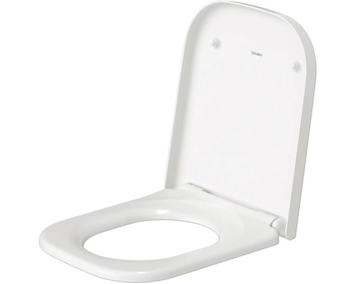 Toaletní sedátko ze sanitární keramiky, hranatý tvar