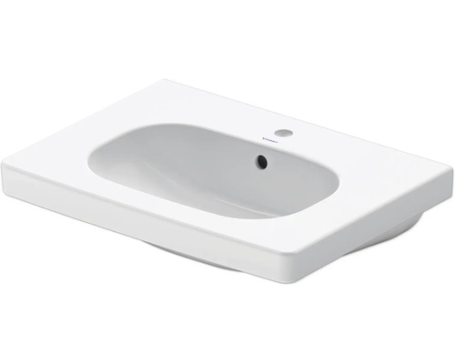 Umyvadlo na skříňku DURAVIT sanitární keramika bílá 65 x 48,5 x 17,5 cm 03426500002 Keramické umyvadlo s otvorem pro baterii a přepadem