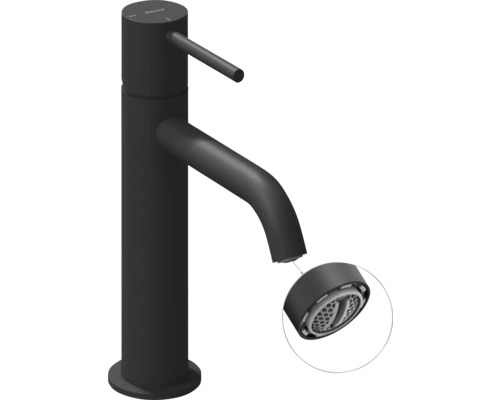 Umyvadlová baterie v černé barvě s odnímatelným perlátorem