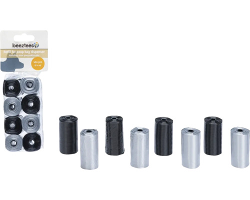 Beetztees Náhradní balení do zásobníku na sáčky na psí exkrementy, 160 kusů