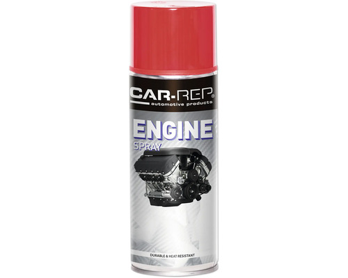 Lak ve spreji Car-Rep ENGINE Motor-Sprej červený 400 ml Car-Rep sprej na motory, odolný vůči teplu a trvanlivý