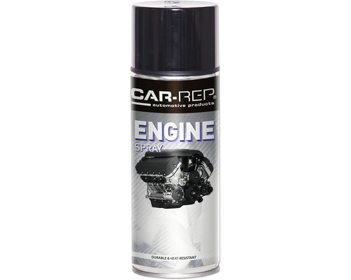 Lak ve spreji Car-Rep ENGINE Motor-Sprej černý 400 ml Sprej na motory Car-Rep pro automobilové výrobky