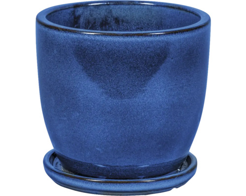 Keramický květináč s podšálkem