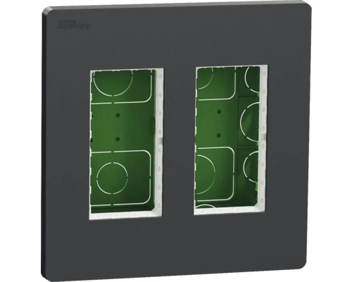 Logo Schneider Electric. Dvojitý rámeček pro spínače a zásuvky