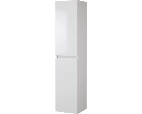 Vysoká koupelnová skříňka se dvěma dvířky