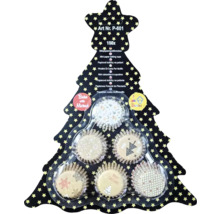 150 kusů mini papírových košíčků na pečení s vánočními motivy